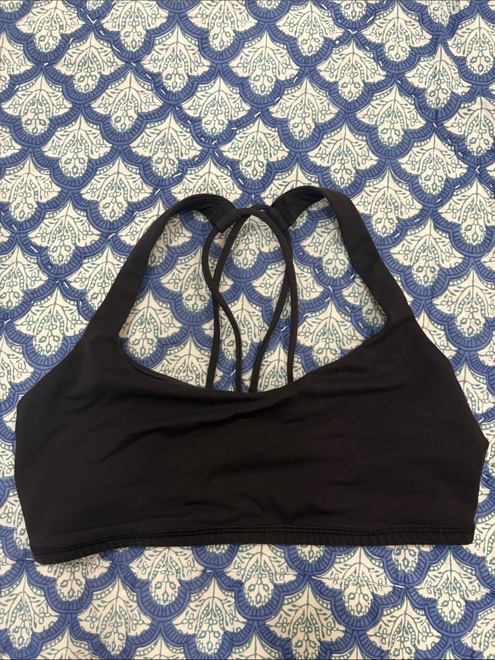 lululemon athletica Black Strappy Sports Bra